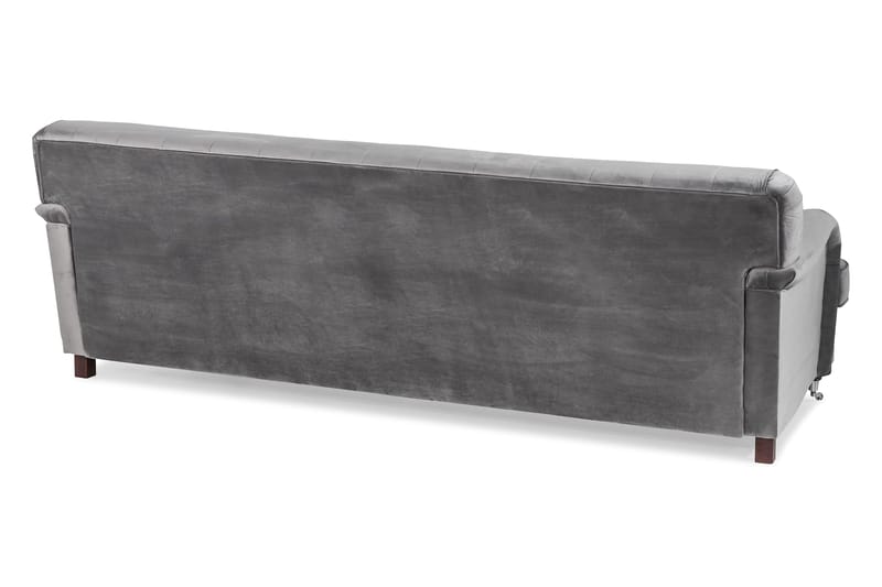 Howard Riviera 3-seters Svingt Fløyelssofa - Lys grå - Møbler - Sofaer - Howard sofa