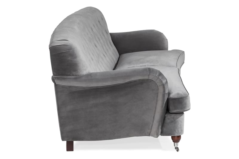Howard Riviera 3-seters Svingt Fløyelssofa - Lys grå - Møbler - Sofaer - Howard sofa