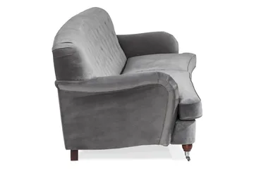 Howard Riviera 3-seters Svingt Fløyelssofa - Lys grå - Møbler - Sofaer - Howard sofa