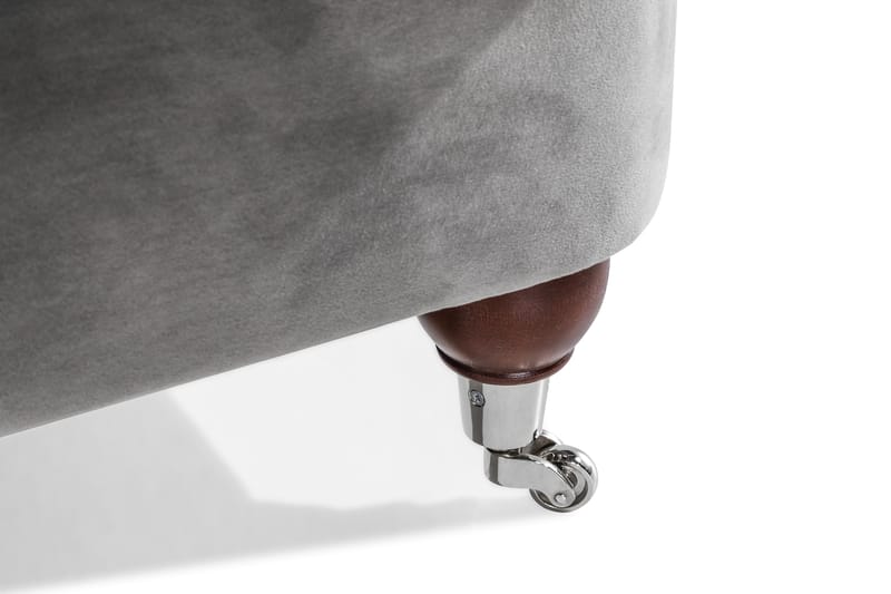 Howard Riviera 3-seters Svingt Fløyelssofa - Lys grå - Møbler - Sofaer - Howard sofa