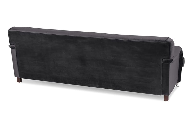 Howard Riviera 3-seters Svingt Fløyelssofa - Mørk grå - Møbler - Sofaer - Howard sofa
