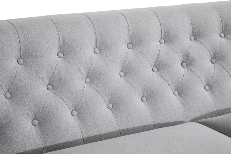 Howard Riviera 3-seters Svingt Stoffsofa - Grå - Møbler - Sofaer - Howard sofa