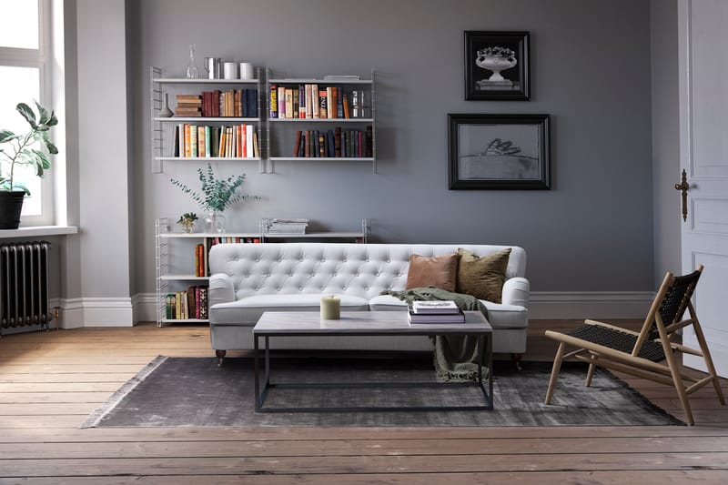 Howard Riviera 3-seters Svingt Stoffsofa - Grå - Møbler - Sofaer - Howard sofa