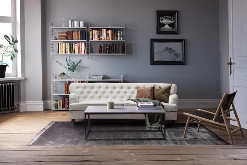 Howard Riviera 3-seters Svingt Stoffsofa - Lys grå - Møbler - Sofaer - Howard sofa