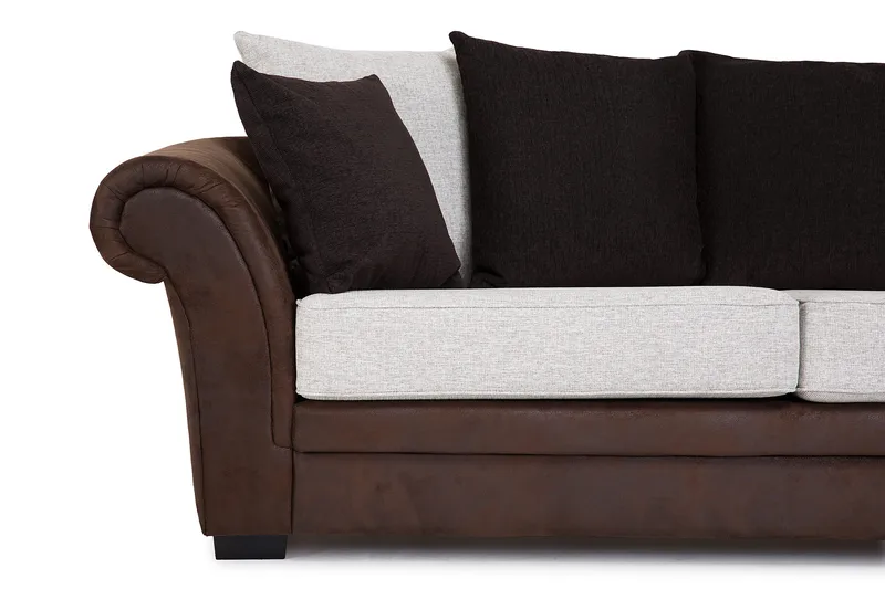 Toronto 3-seters Sofa - Brun/Beige - Møbler - Sofaer - Howard sofa
