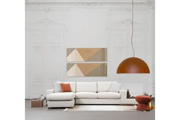 Huelva Divansofa - Beige - Møbler - Sofaer - Sofa med sjeselong