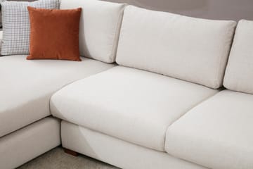 Huelva Divansofa - Beige - Møbler - Sofaer - Sofa med sjeselong