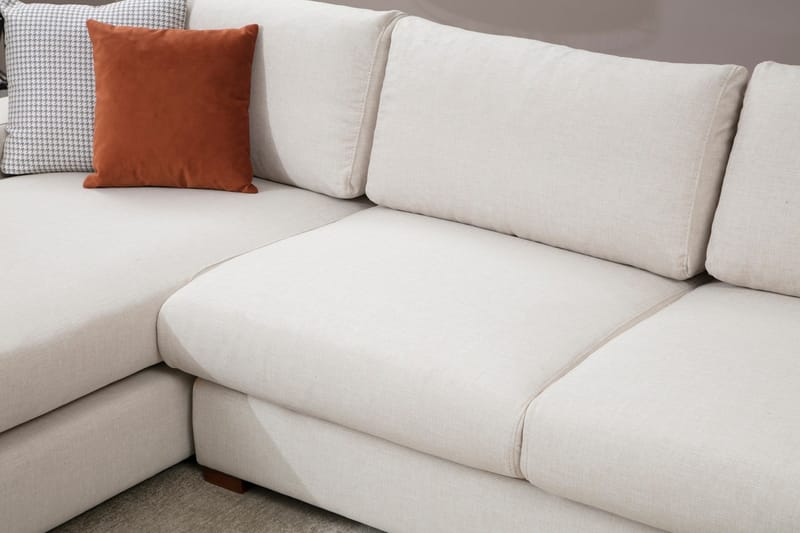 Huelva Divansofa - Beige - Møbler - Sofaer - Sofa med sjeselong
