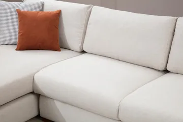 Huelva Divansofa - Beige - Møbler - Sofaer - Sofa med sjeselong