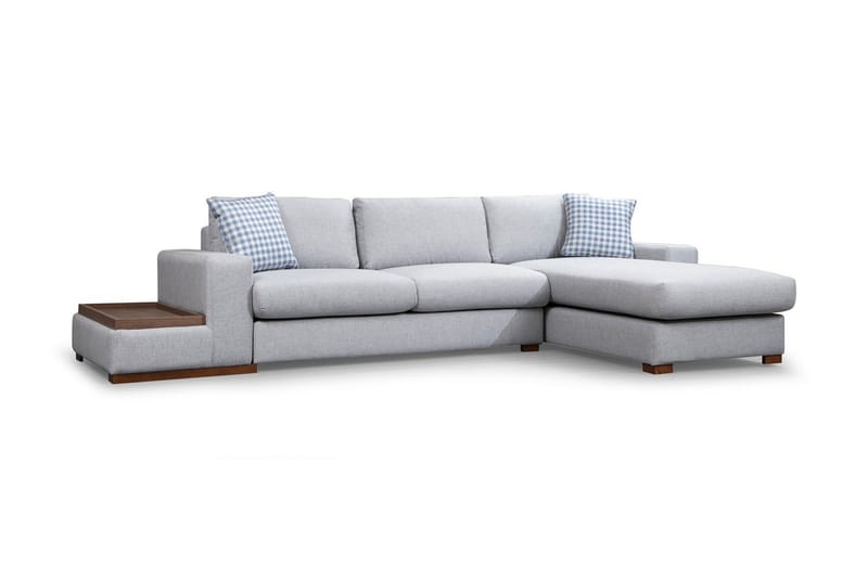 Huelva Divansofa - Grå - Møbler - Sofaer - Sofa med sjeselong