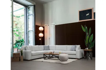 Huelva Venstrevendt L-formet Hjørnesofa 322 cm i Stoff med Brede Armlener - Isblå - Møbler - Sofaer - Hjørnesofa