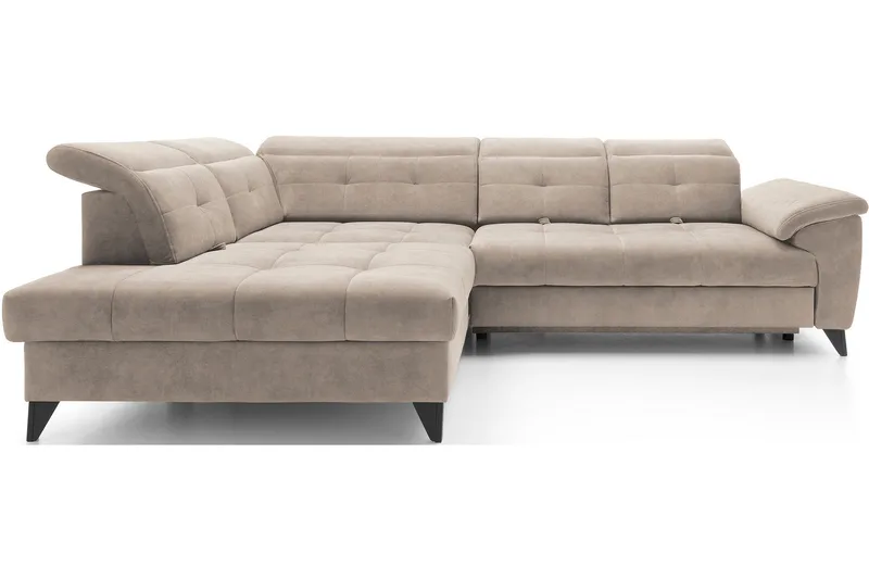 Inferne 5-seter Sofa med Sjeselong, Beige