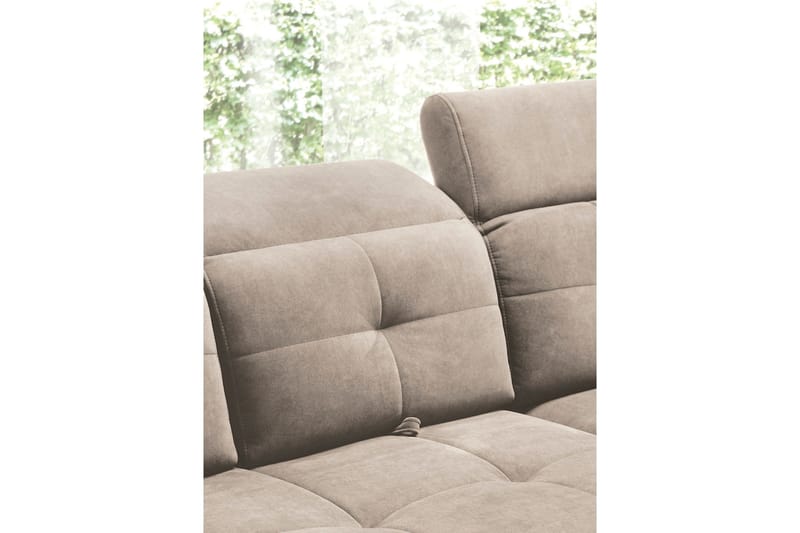 Inferne 5-seter Sofa med Sjeselong - Beige - Møbler - Sofaer - Sofa med sjeselong