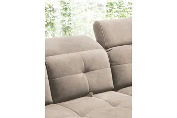 Inferne 5-seter Sofa med Sjeselong - Beige - Møbler - Sofaer - Sofa med sjeselong