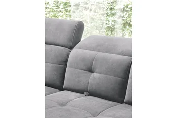 Inferne 5-seters Sofa med Sjeselong - Grå - Møbler - Sofaer - Sofa med sjeselong