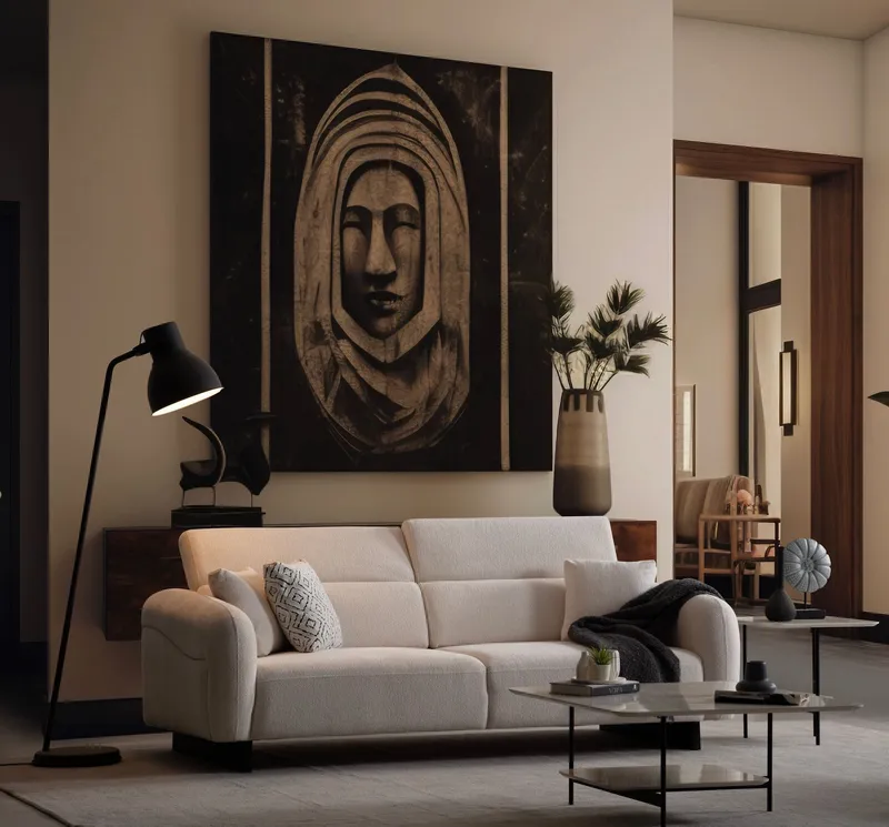 Ingang 3-seters sofa Chenille - Hvit - Møbler - Sofaer - Sofa 3 seter