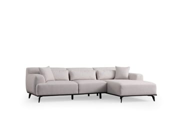 Jaguar 4-seters Sofa med Divan - Hvit - Møbler - Sofaer - Sofa med sjeselong