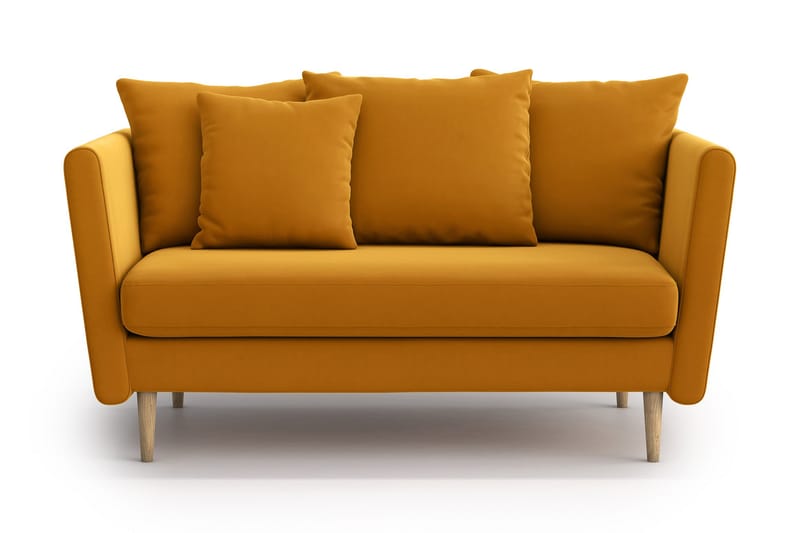Joleen 2-seter Sofa - Gul - 2 seter sofa