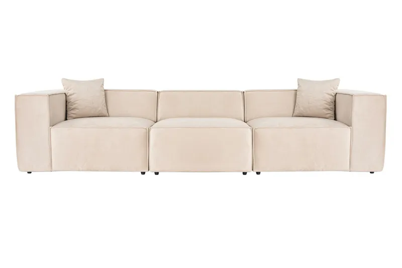 Kaolins Sofa 3-seter - Krem - Møbler - Sofaer - Modulsofaer - Komplett modulsofa