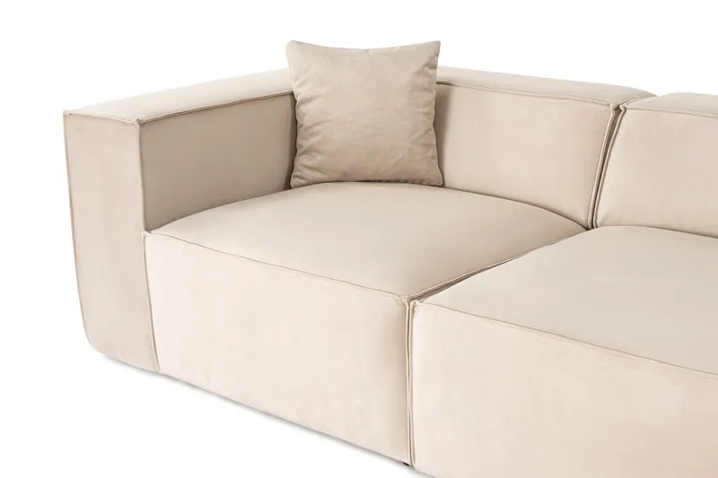 Kaolins Sofa 3-seter - Krem - Møbler - Sofaer - Modulsofaer - Komplett modulsofa