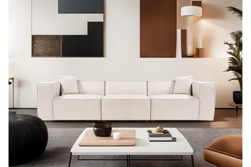 Kaolins Sofa 3-seter - Lys brun - Møbler - Sofaer - Modulsofaer - Komplett modulsofa