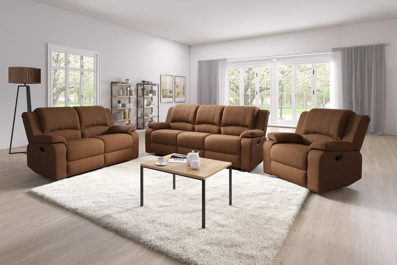 Norbo Reclinersofa 2-seters - Brun - Møbler - Sofaer - Reclinersofaer - 2 seters kinosofa & reclinersofa