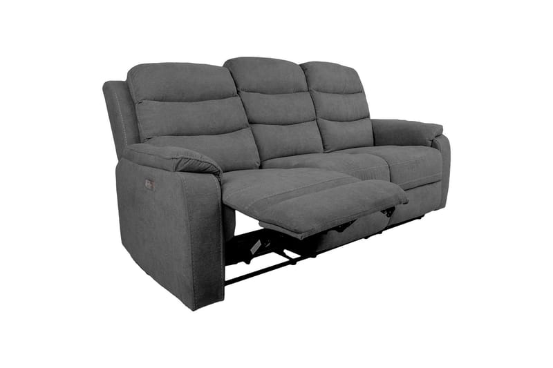 Mimi Reclinersoffa 3-sits Grå Grey - Møbler - Sofaer - Reclinersofaer - 3 seters kinosofa & reclinersofa