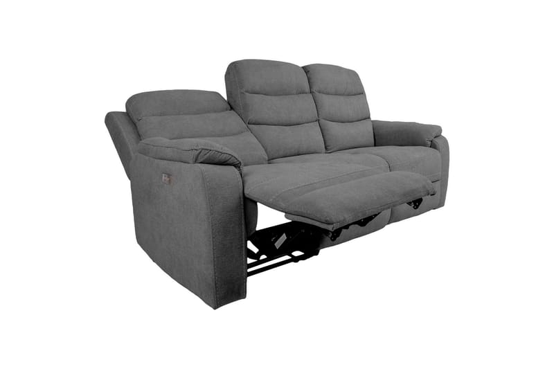 Mimi Reclinersoffa 3-sits Grå Grey - Møbler - Sofaer - Reclinersofaer - 3 seters kinosofa & reclinersofa