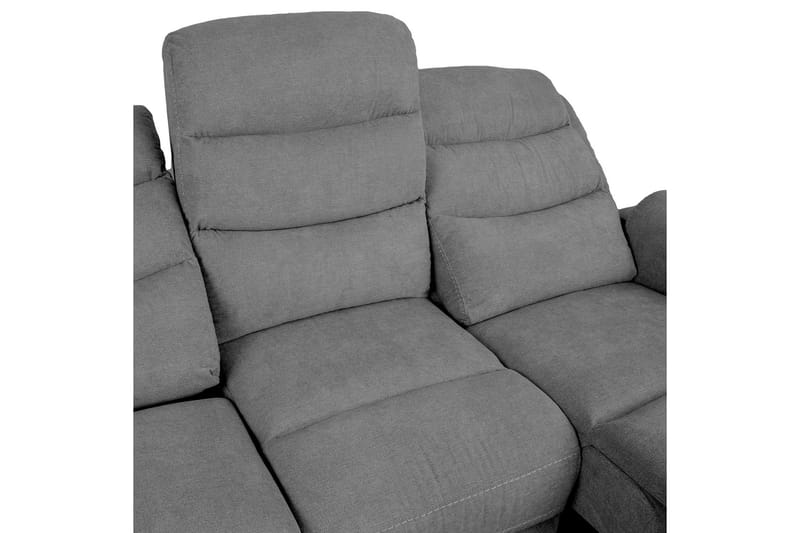 Mimi Reclinersoffa 3-sits Grå NO_BRAND Grey - Møbler - Sofaer - Reclinersofaer - 3 seters kinosofa & reclinersofa