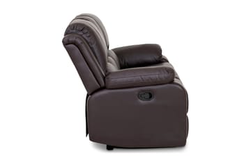 Norbo Reclinersofa 3-seter Kunstlær - Brun - Møbler - Sofaer - Reclinersofaer - 3 seters kinosofa & reclinersofa