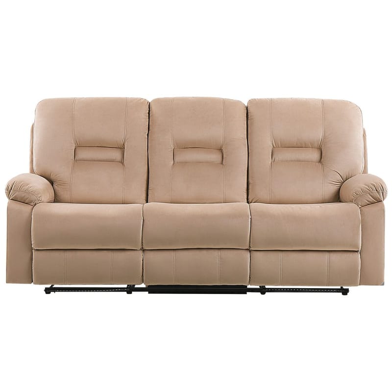 3-seters sofa Bergen - Beige - Møbler - Sofaer - Reclinersofaer - 3 seters kinosofa & reclinersofa