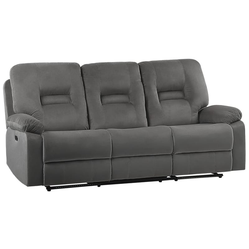 3-seters sofa Bergen - Grå - Møbler - Sofaer - Reclinersofaer - 3 seters kinosofa & reclinersofa