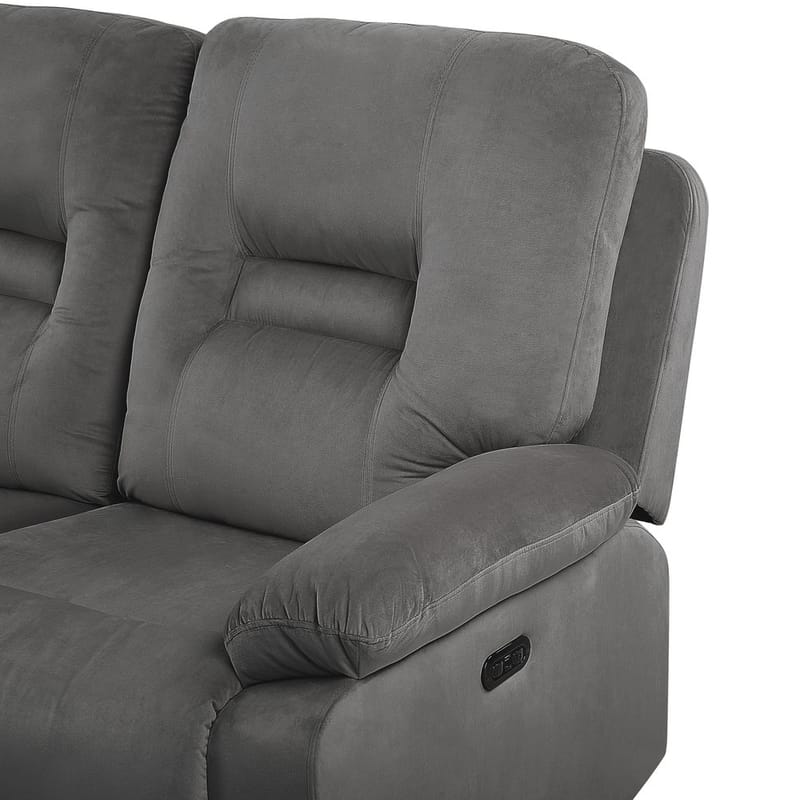 3-seters sofa Bergen - Grå - Møbler - Sofaer - Reclinersofaer - 3 seters kinosofa & reclinersofa