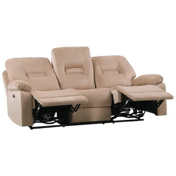 3-seters sofa Rovik - Beige - Møbler - Sofaer - Reclinersofaer - 3 seters kinosofa & reclinersofa