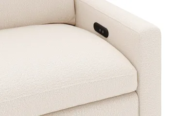 Barsele 2-seter Elektrisk Reclinersofa - Beige - Møbler - Sofaer - Reclinersofaer - 2 seters kinosofa & reclinersofa