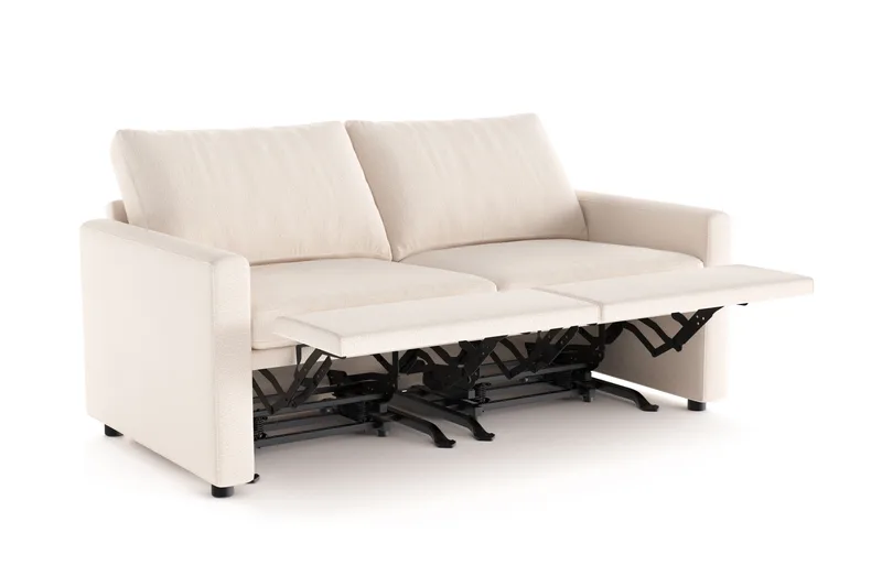 Barsele 2-seter Elektrisk Reclinersofa - Beige - Møbler - Sofaer - Reclinersofaer - 2 seters kinosofa & reclinersofa