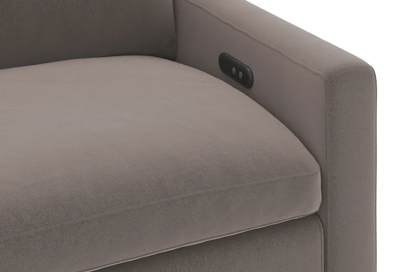 Barsele 2-seter Elektrisk Reclinersofa - Brun - Møbler - Sofaer - Reclinersofaer - 2 seters kinosofa & reclinersofa