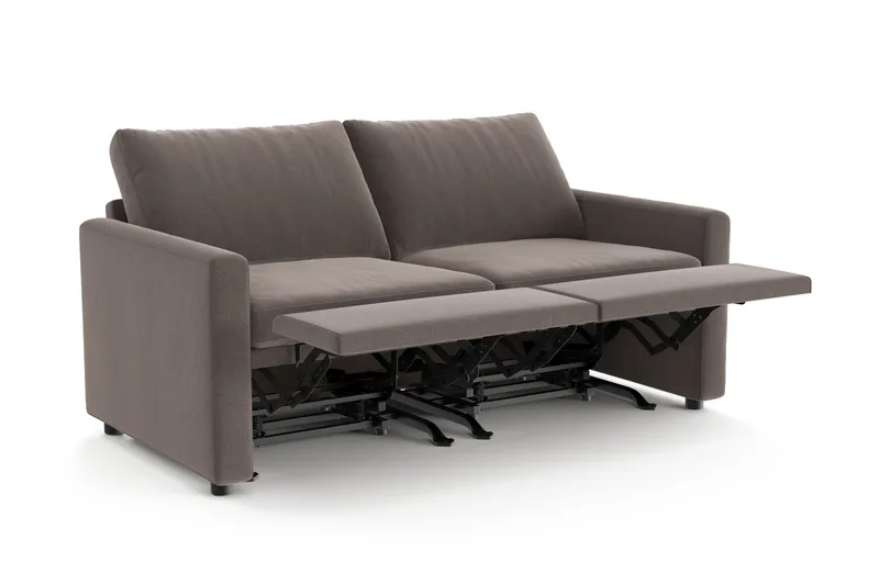 Barsele 2-seter Elektrisk Reclinersofa - Brun - Møbler - Sofaer - Reclinersofaer - 2 seters kinosofa & reclinersofa