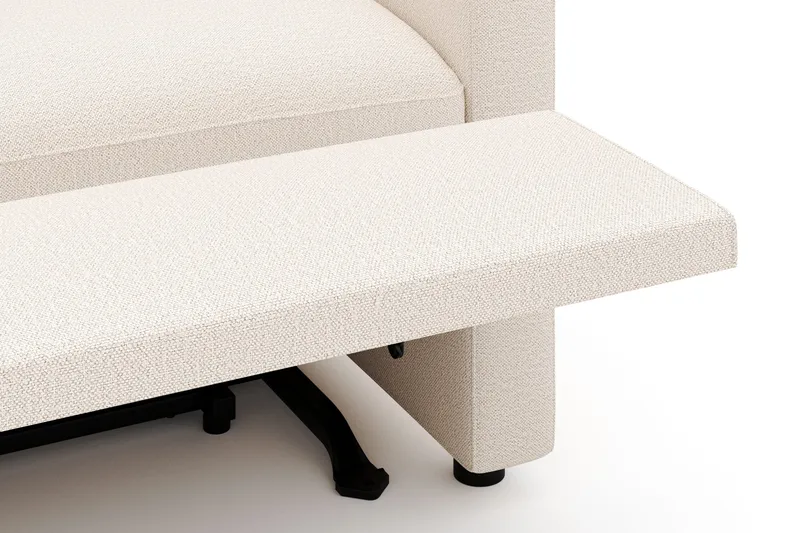 Barsele 3-seter Elektrisk Reclinersofa - Beige - Møbler - Sofaer - Reclinersofaer - 3 seters kinosofa & reclinersofa