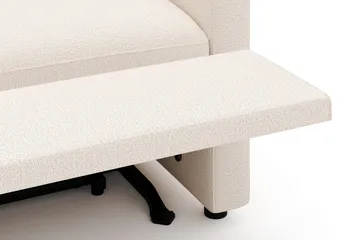 Barsele 3-seter Elektrisk Reclinersofa - Beige - Møbler - Sofaer - Reclinersofaer - 3 seters kinosofa & reclinersofa