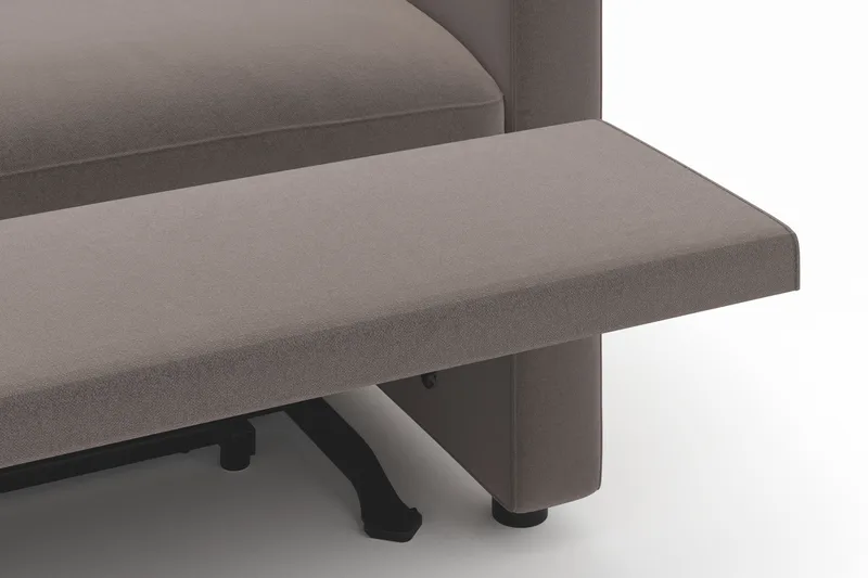 Barsele 3-seter Elektrisk Reclinersofa - Brun - Møbler - Sofaer - Reclinersofaer - 3 seters kinosofa & reclinersofa