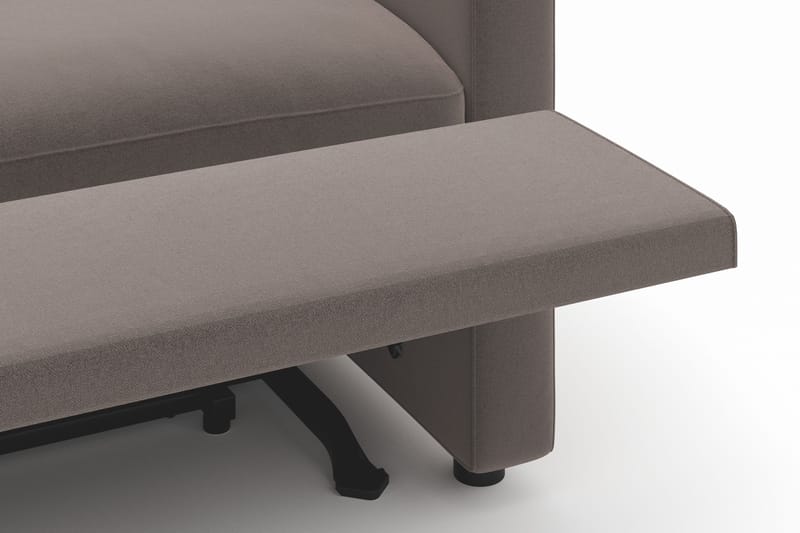 Barsele 3-seter Elektrisk Reclinersofa - Brun - Møbler - Sofaer - Reclinersofaer - 3 seters kinosofa & reclinersofa