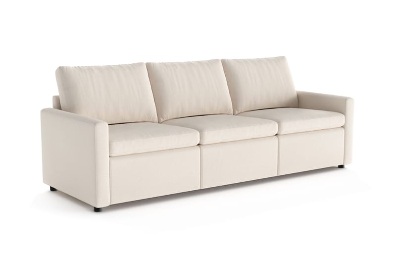 Barsele 3-seter Reclinersofa - Beige - Møbler - Sofaer - Reclinersofaer - 3 seters kinosofa & reclinersofa