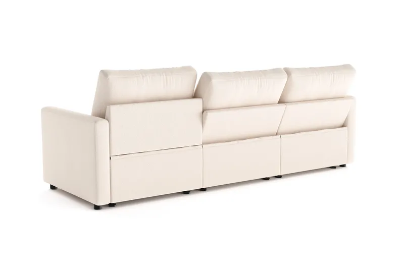 Barsele 3-seter Reclinersofa - Beige - Møbler - Sofaer - Reclinersofaer - 3 seters kinosofa & reclinersofa