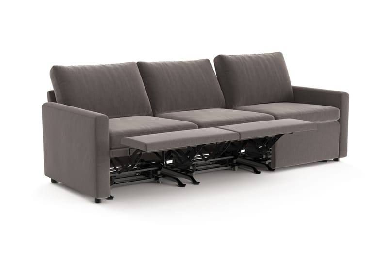 Barsele 3-seter Reclinersofa - Brun - Møbler - Sofaer - Reclinersofaer - 3 seters kinosofa & reclinersofa