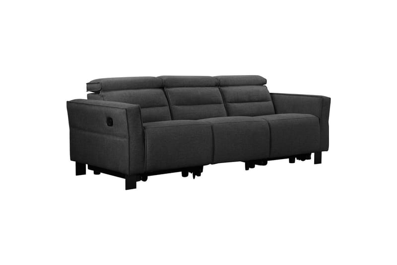 Carpari Reclinersofa 3-seter - Grå - Møbler - Sofaer - Reclinersofaer - 3 seters kinosofa & reclinersofa