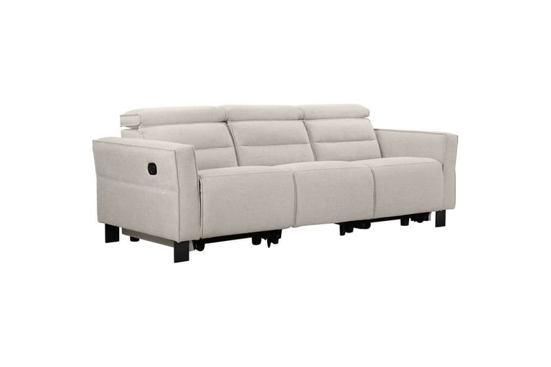 Carpari Reclinersofa 3-seter - Hvit - Møbler - Sofaer - Reclinersofaer - 3 seters kinosofa & reclinersofa