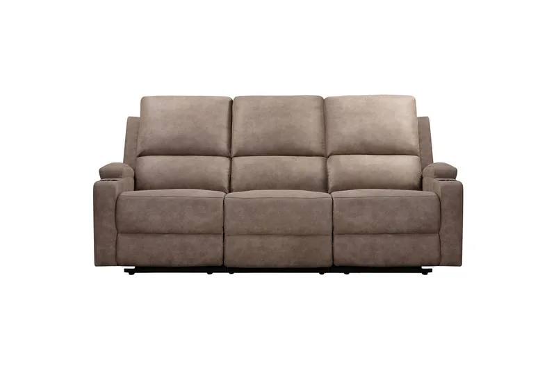 Dallas Reclinersofa 3-seter, Brun