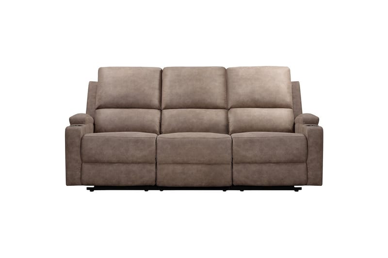 Dallas Reclinersofa 3-seter - Brun - Møbler - Sofaer - Reclinersofaer - 3 seters kinosofa & reclinersofa