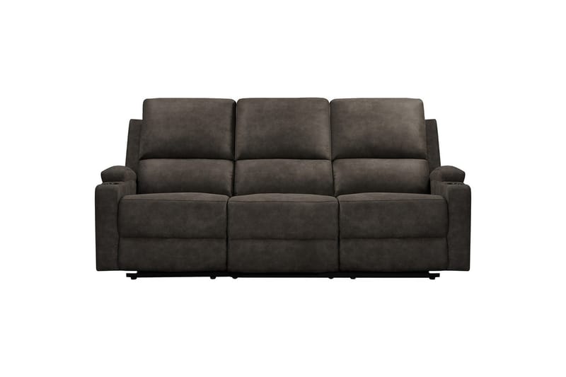 Dallas Reclinersofa 3-seter - Grå - Møbler - Sofaer - Reclinersofaer - 3 seters kinosofa & reclinersofa